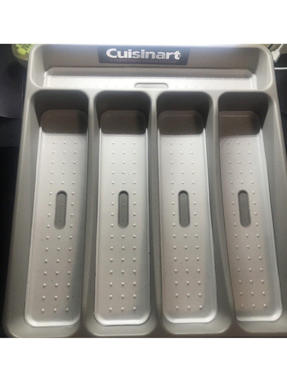 Cuisinart Organizer Tray Flatware Utensil Storage with 5 Compartments
